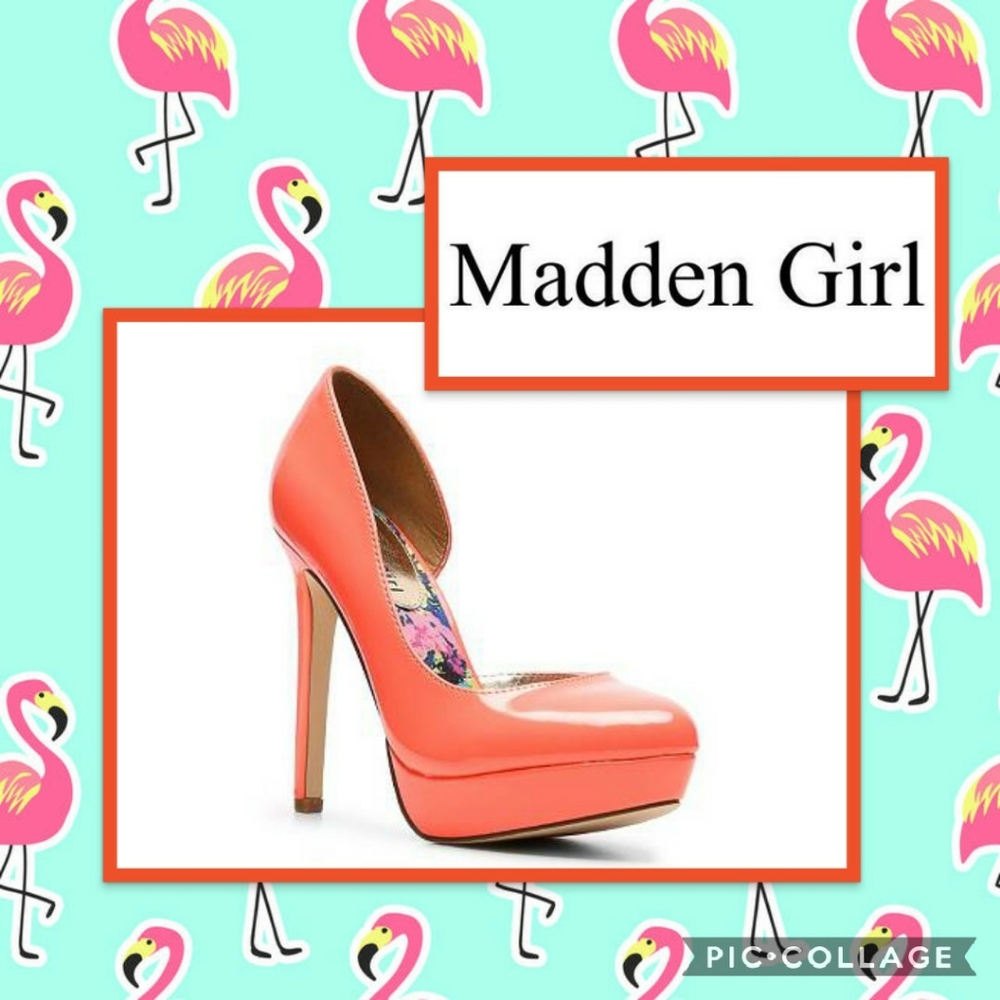 Madden Girl Hot Pink Stillettos Size 8